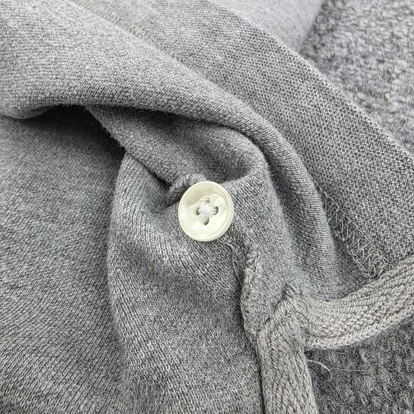 Vintage Ohio State Buckeyes Polo Shirt Men Medium Gray NCAA Football Embroidered - Picture 15 of 16